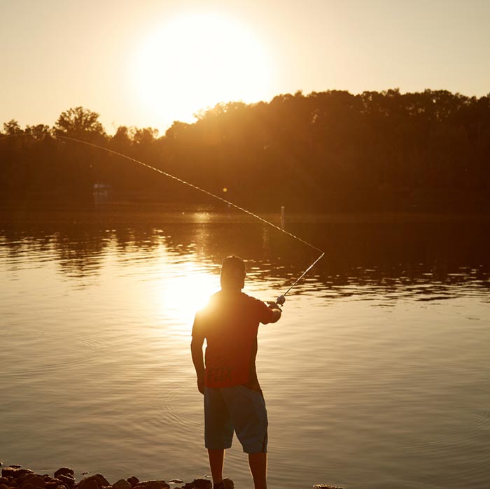 Fishing on Nolin Lake