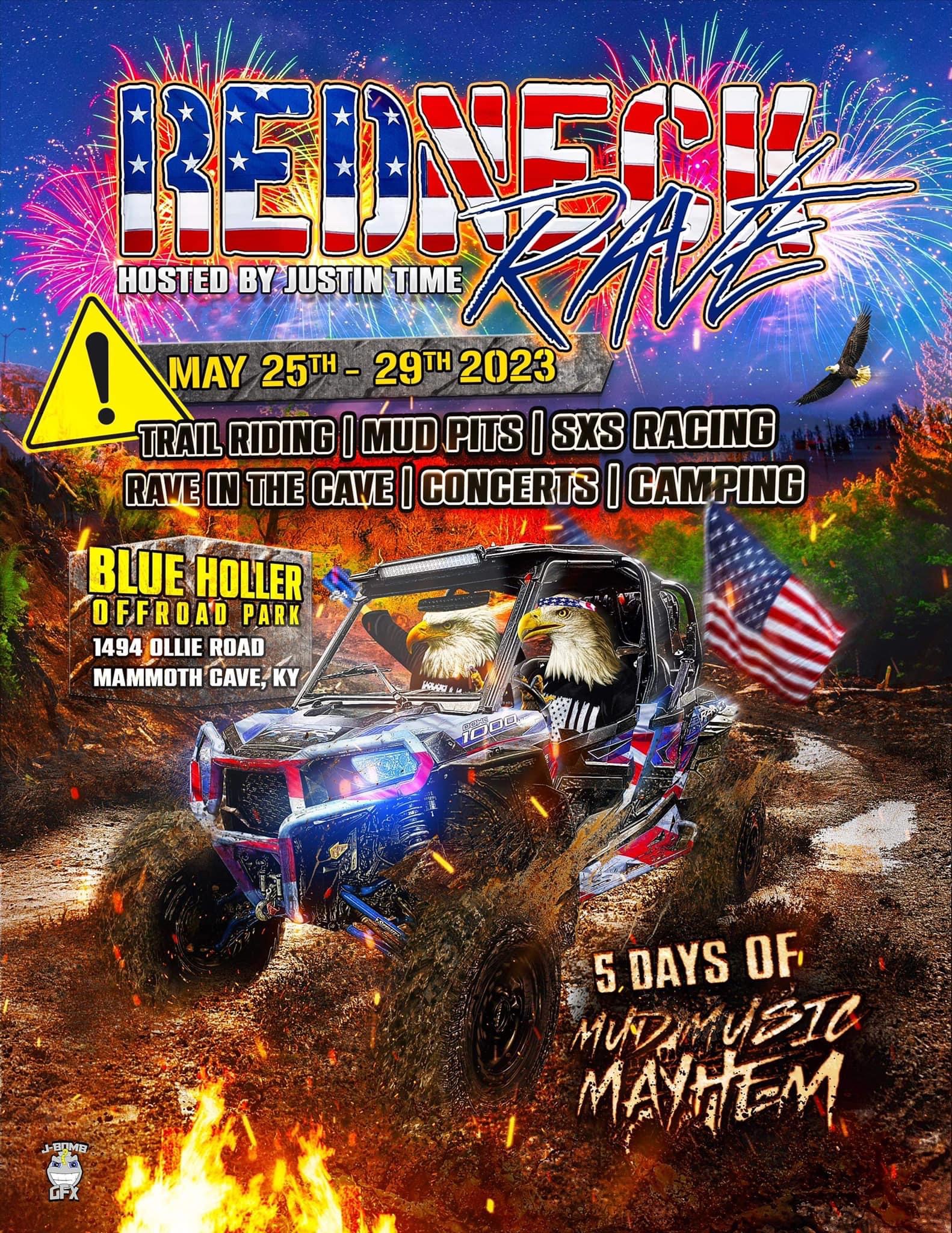 Redneck Rave Blue Holler Offroad Park Edmonson County Tourism