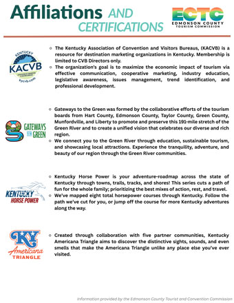affiliations and certifications 2